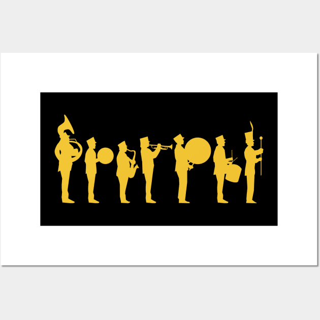 Marching band yellow Wall Art by BTSKingdom